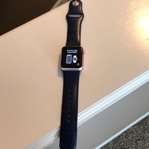 Good condition Apple Watch Series 1 Rose Gold face